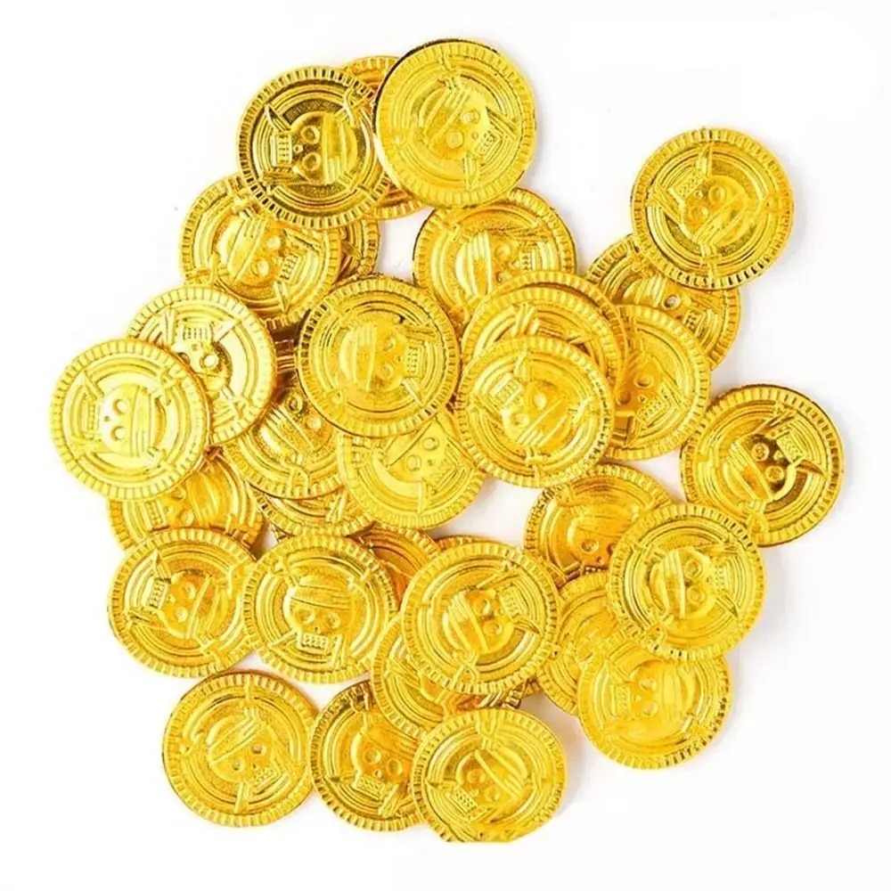 Arcade Game Coin - Kunststoff Pirat Gold Münzen Gold Splitter