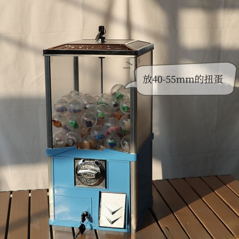 Prize Capsule Toy Machine - Quadratischer Tisch-Gashapon-Automat CL20, Kapsel-Verkaufsautomat für 32-55mm