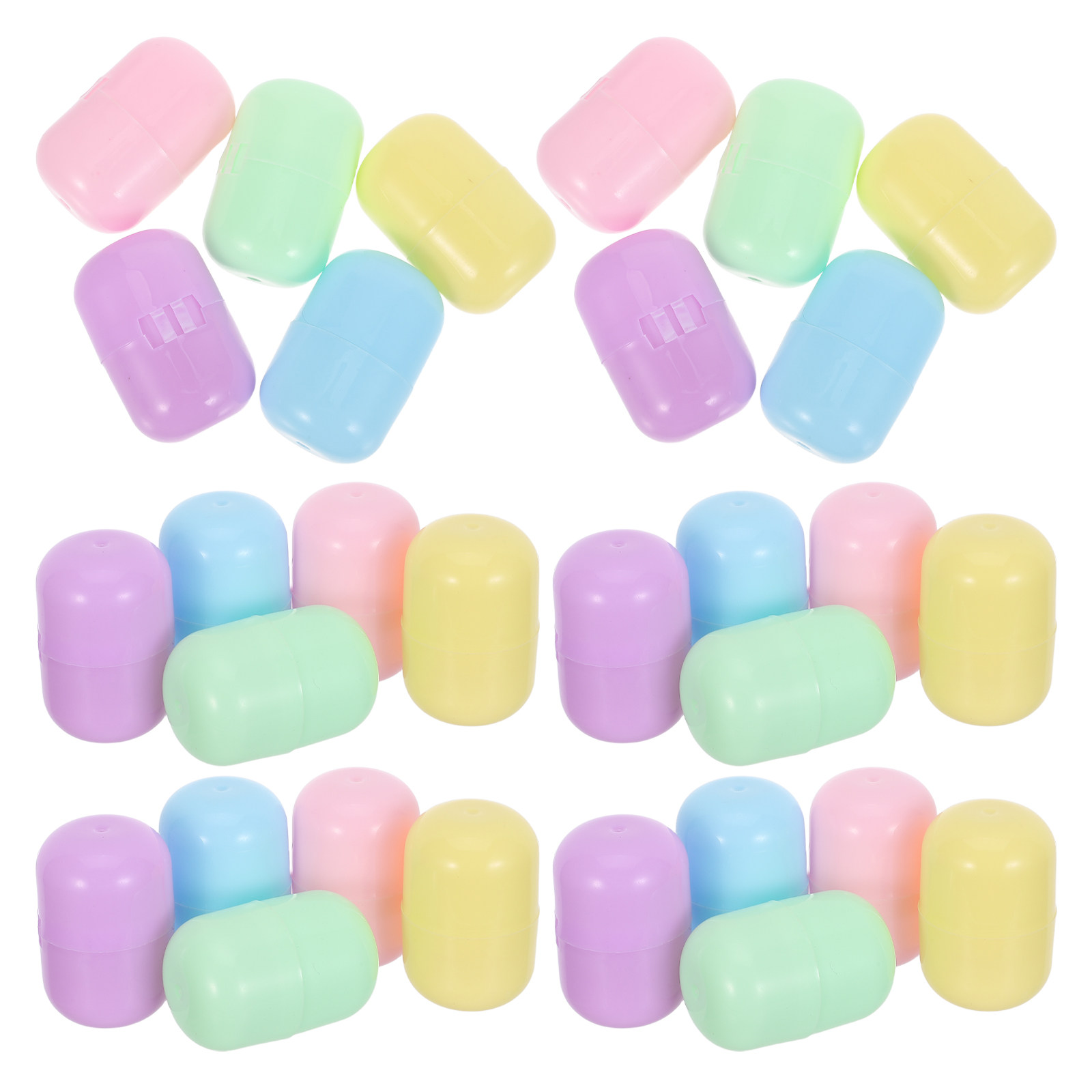 Prize Capsule Toy Machine - 50 Stück Drehkapselbälle für Verkaufsautomaten, Kaugummiautomaten-Preise,