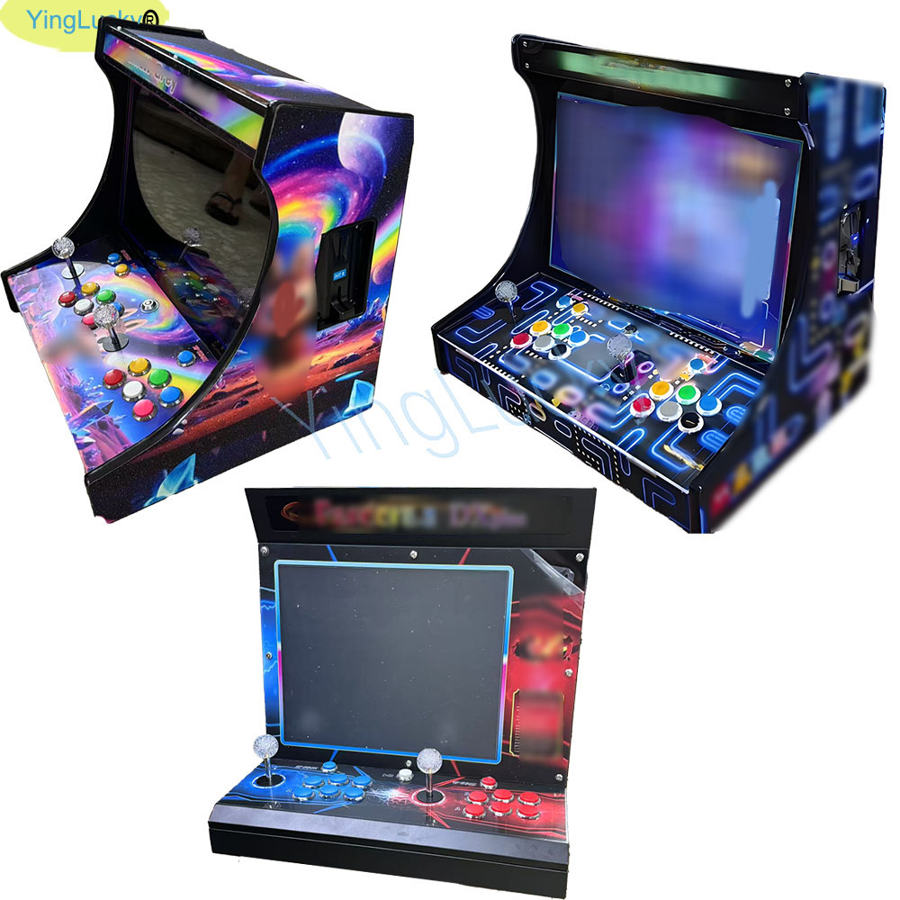 Boxing Machine Arcade - 2-Spieler-Arcade-Videospielkonsole mit 22/19/17 Zoll LCD-Bartop-Display, ausgestattet