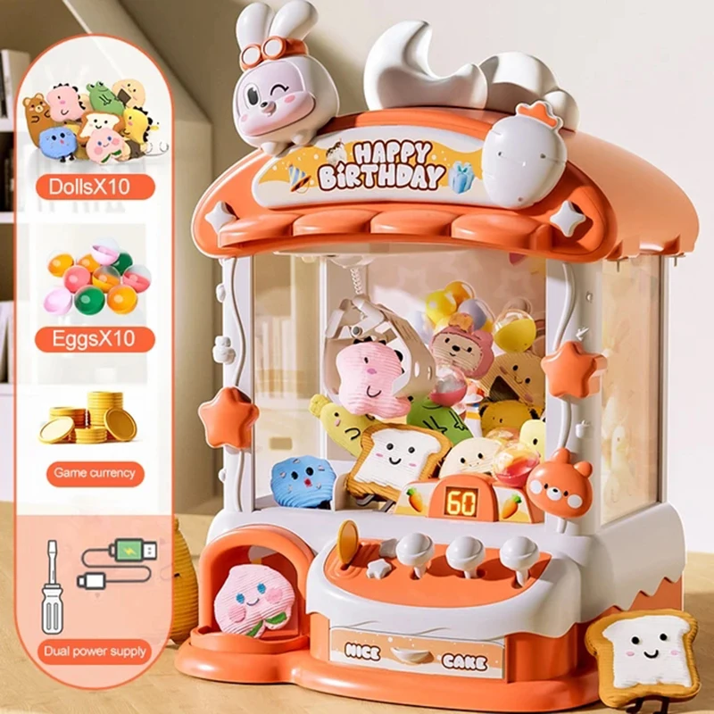 Coin Pusher Machine - Cartoon Klaue Spiel Maschine Kaninchen Automatische