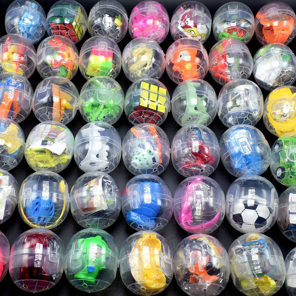 Coin Pusher Machine - 20PCS Gachapon Maschine Transparent Gachapon Spielzeug
