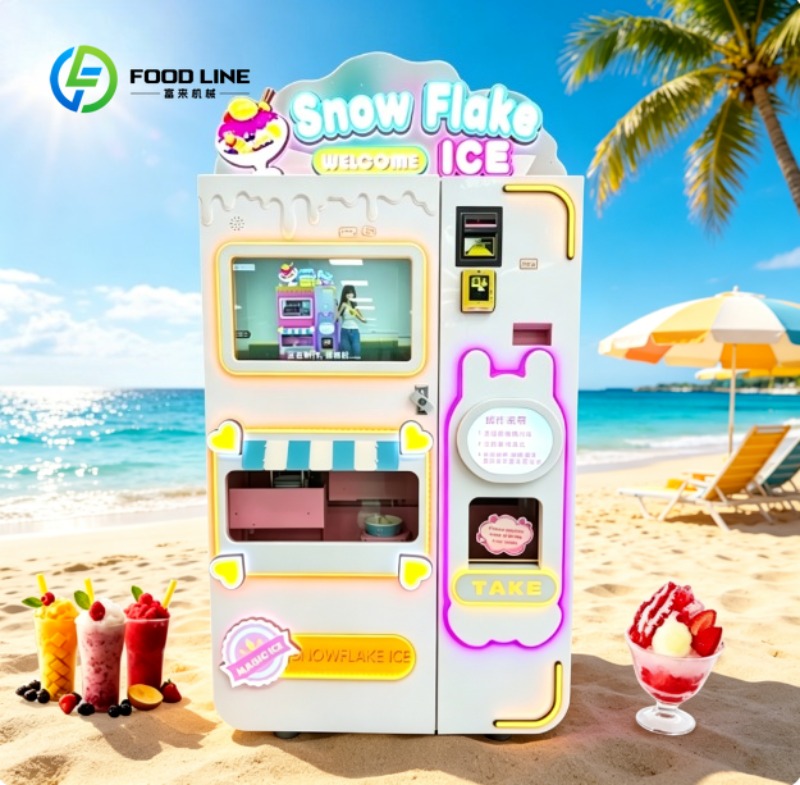 Slushie Machine Vending - Automatischer Smoothie-Verkaufsautomat Slushie-Maker Hochgeschwindigkeits-Gewerbeausrüstung für Convenience