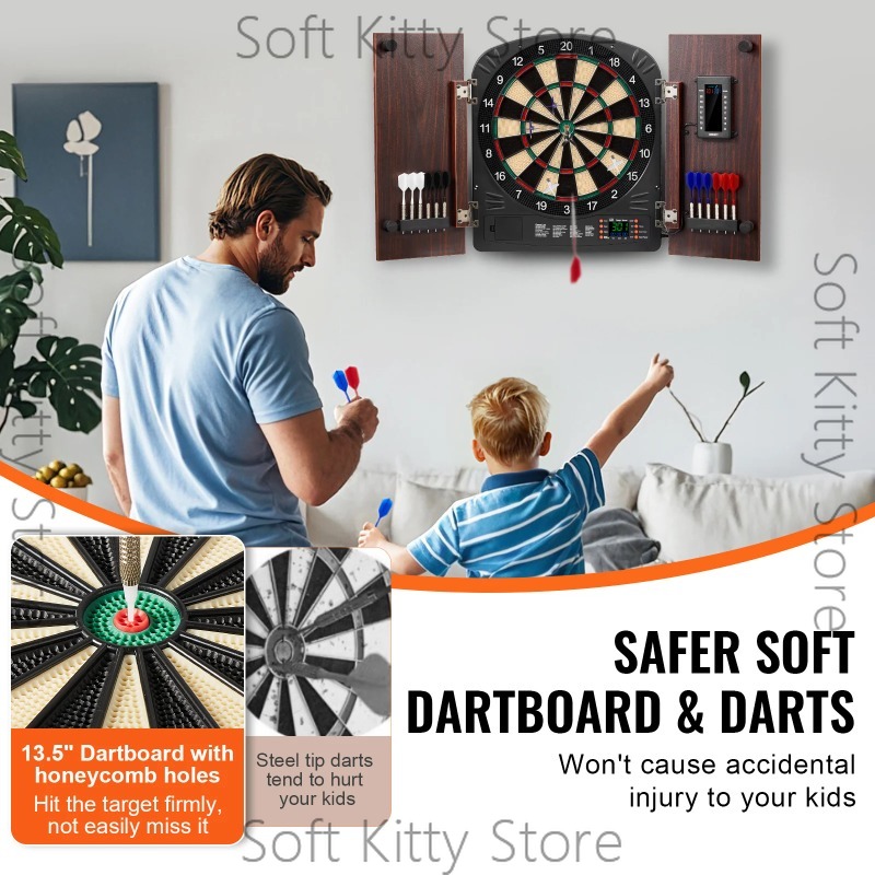 Dartscheiben- und Schrank-Set  – Electronic Dartboard Cabinet Bewertung und Preis