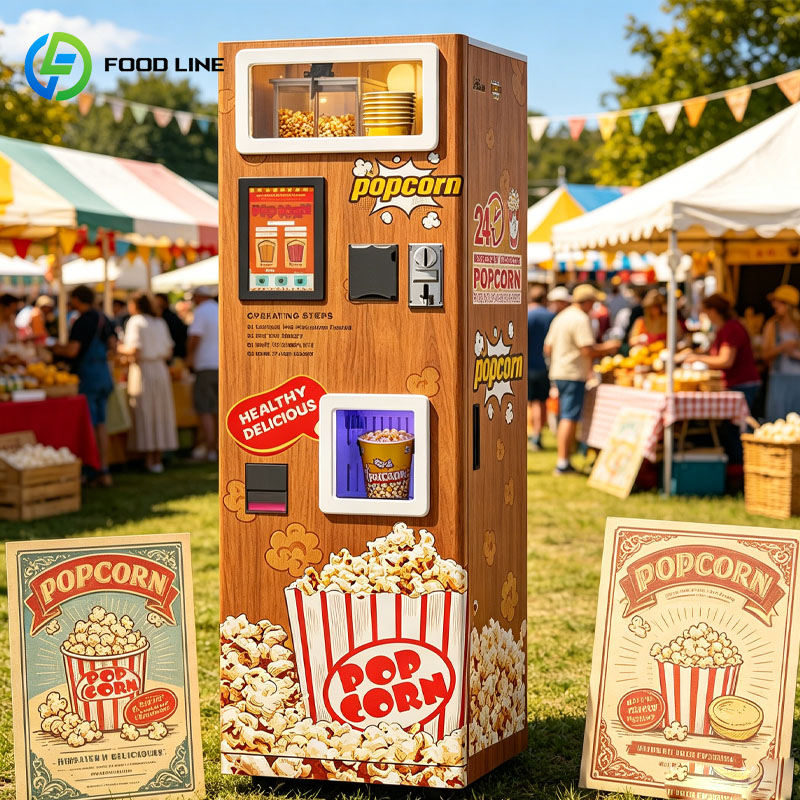 Popcorn-Verkaufsautomat Kommer – Popcorn Vending Machine Bewertung und Preis