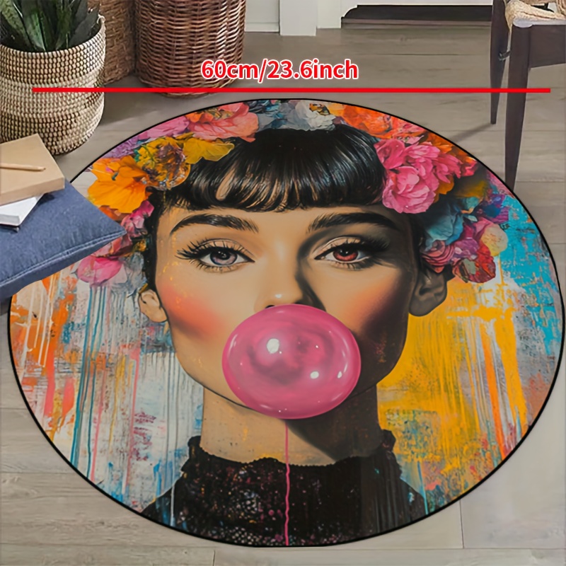 Graffiti-Kunst Frau mit Blumen – Bubble Gum Machine Bewertung und Preis