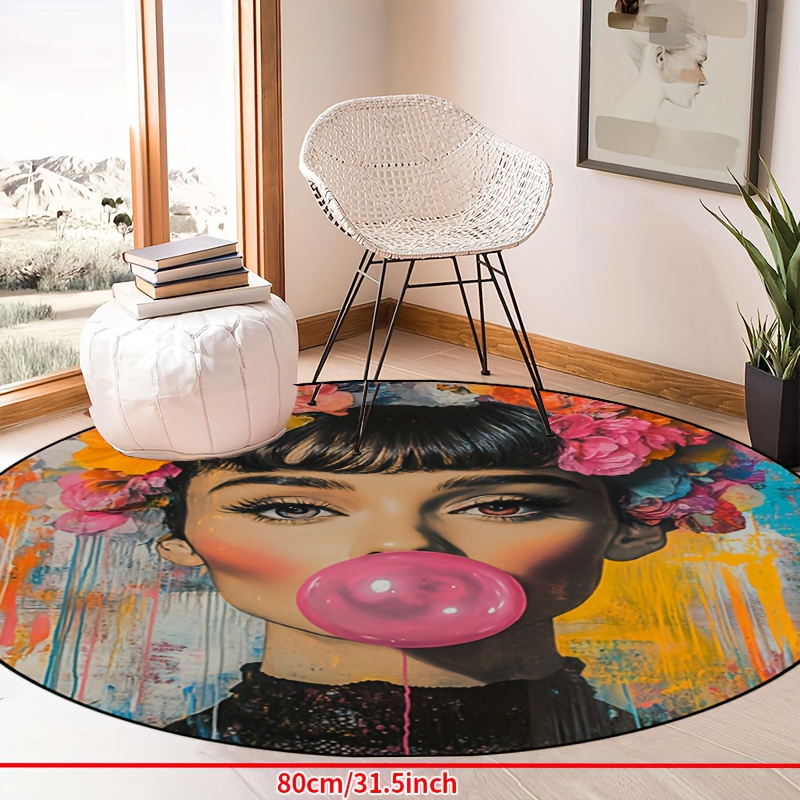 Graffiti-Kunst Frau mit Blumen – Bubble Gum Machine Bewertung und Preis