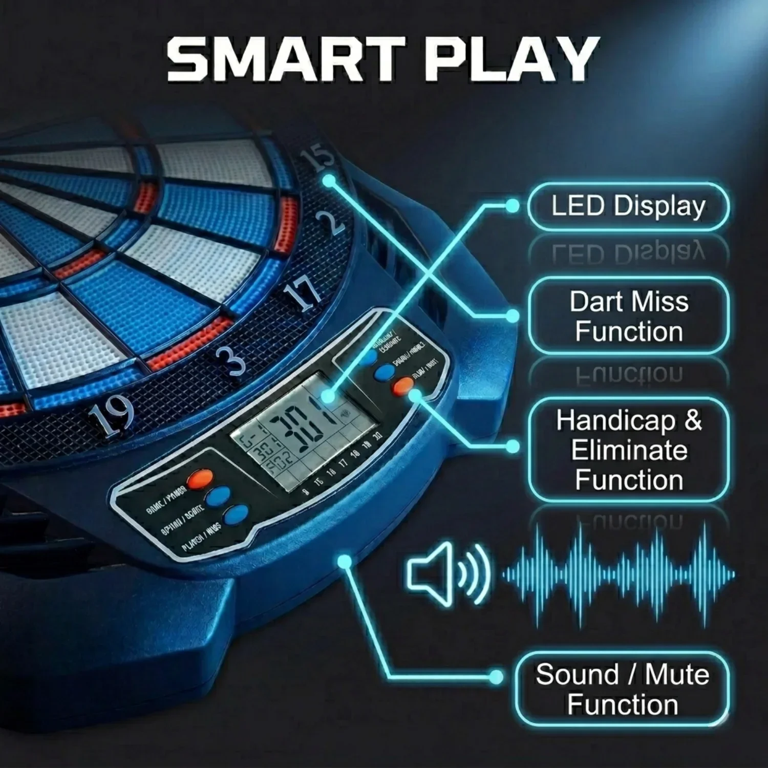 DartVibe Fortschrittliche Elek – Electronic Dartboard Cabinet Bewertung und Preis