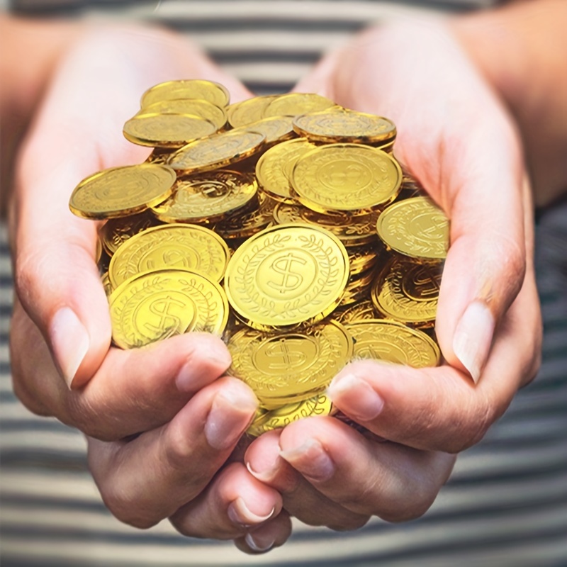50 Stück Goldene Münzen Plasti – Arcade Game Coin Bewertung und Preis