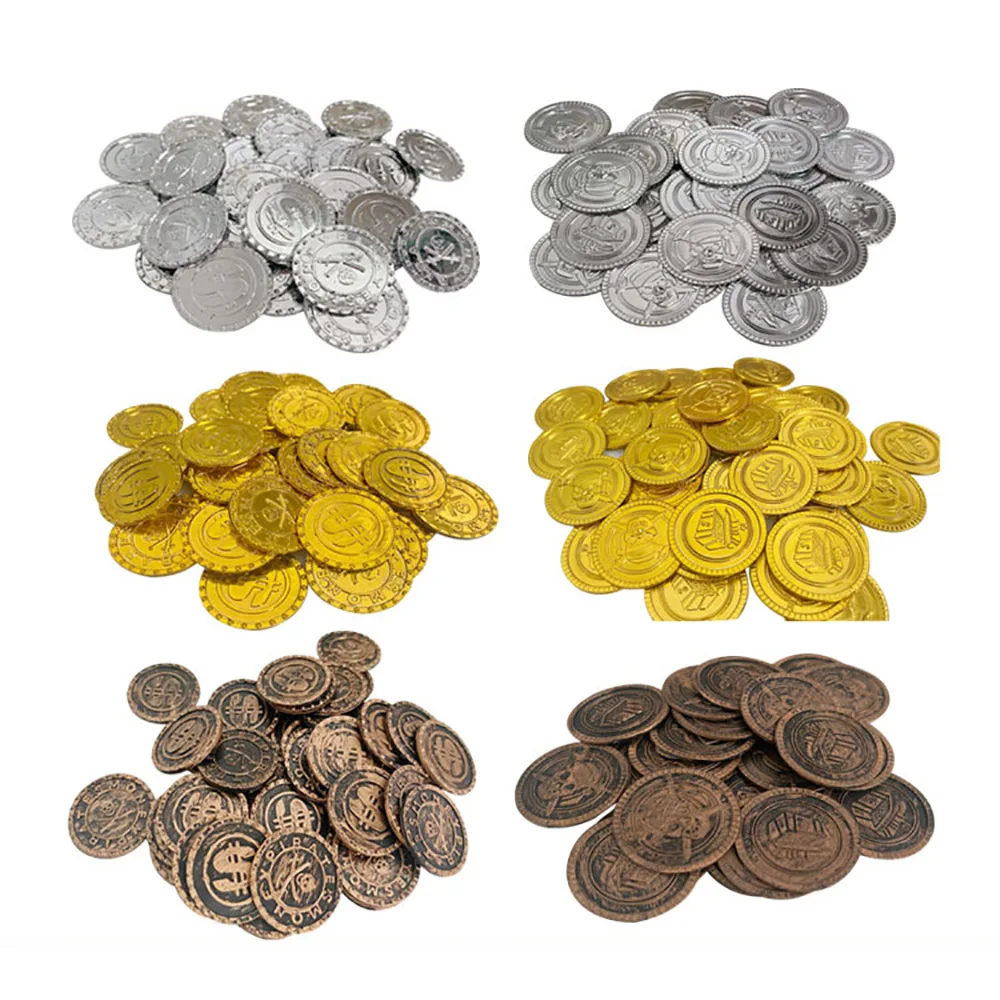 100/200PCS Kunststoff Piraten  – Arcade Game Coin Bewertung und Preis