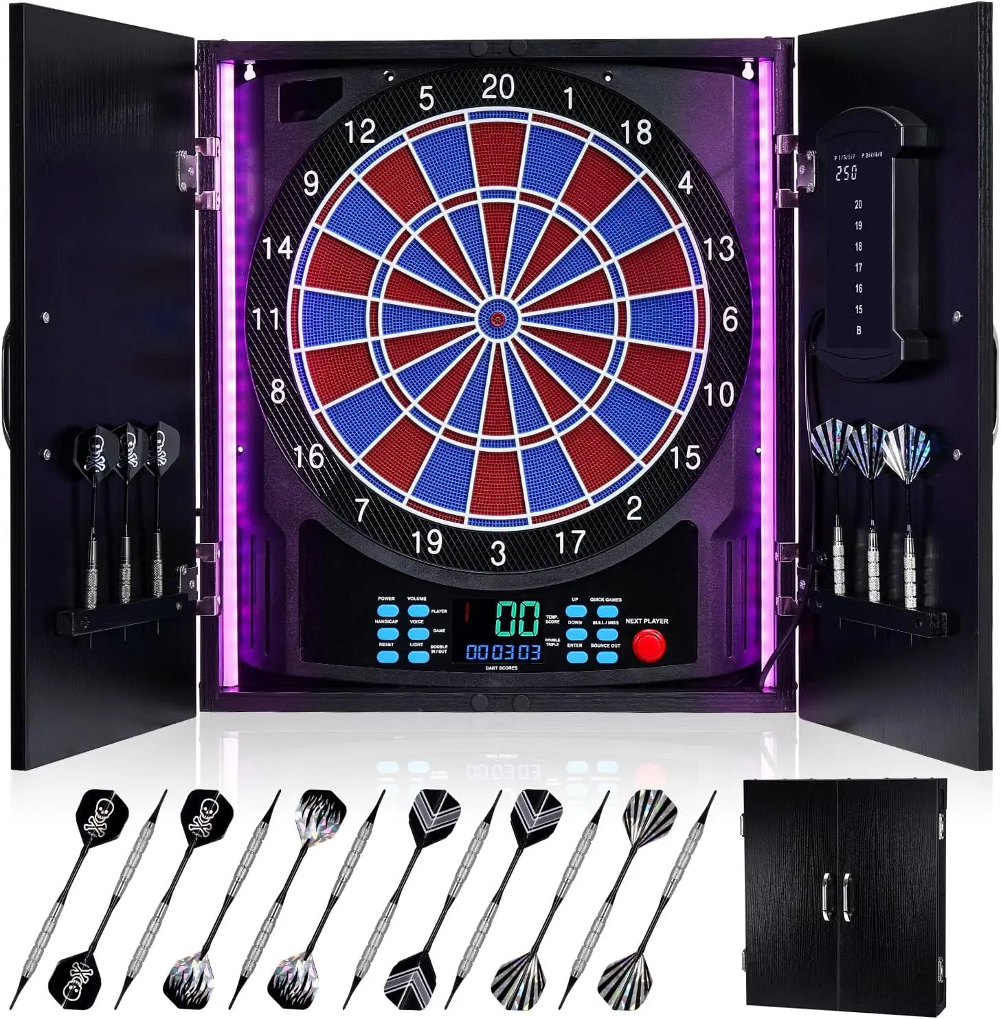 Elektronische Dartscheibe, Ele – Electronic Dartboard Cabinet Bewertung und Preis