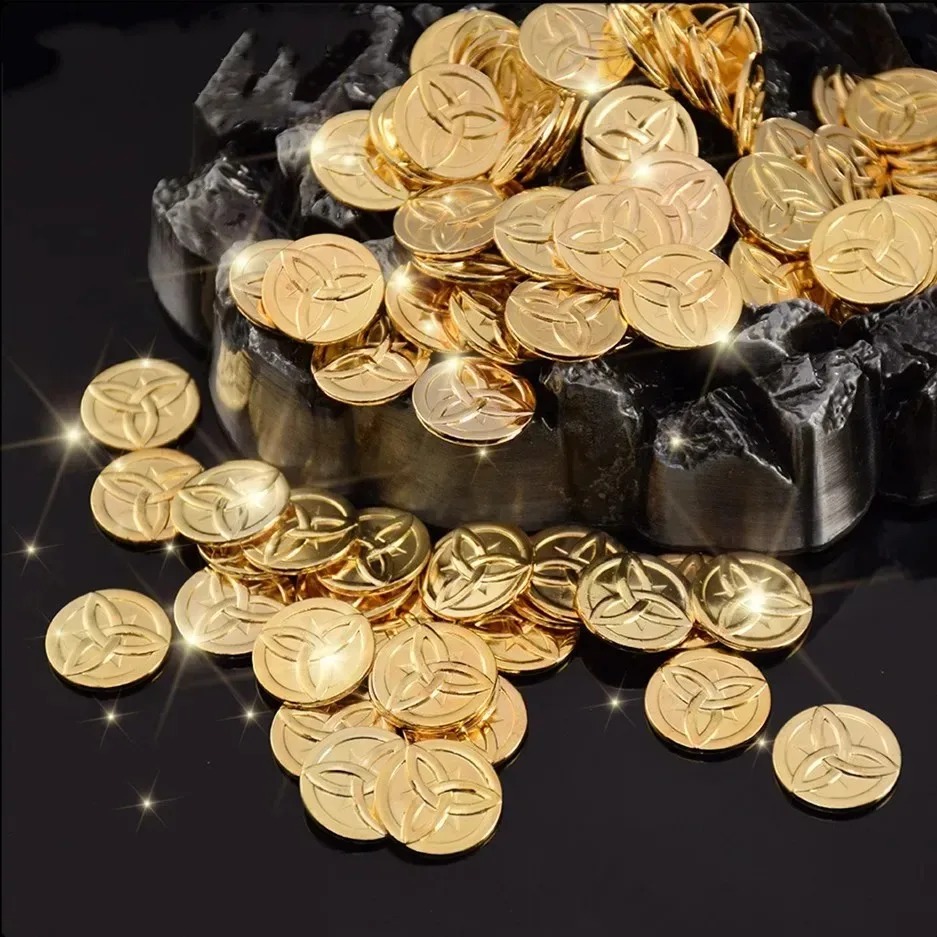 10 Stück Genshin Impact Zinkle – Arcade Game Coin Bewertung und Preis