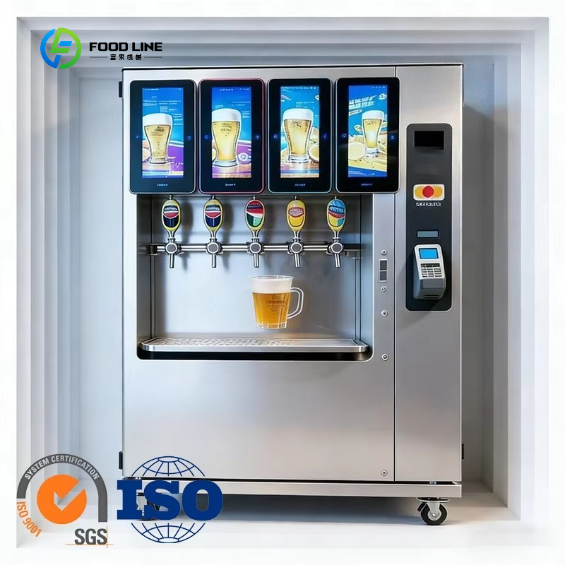 Selbstbedienungs-Metall-Bierau – Popcorn Vending Machine Bewertung und Preis
