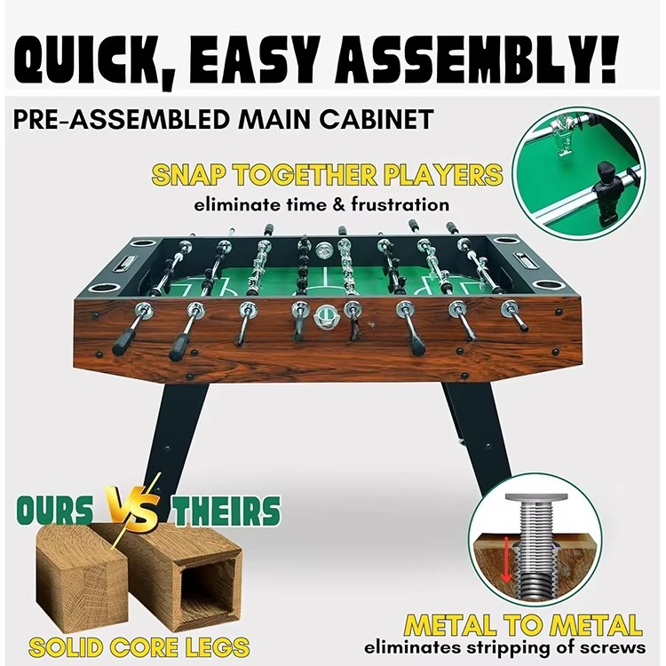 Kommerzieller 56-Zoll Premium- – Foosball Table Commercial Bewertung und Preis