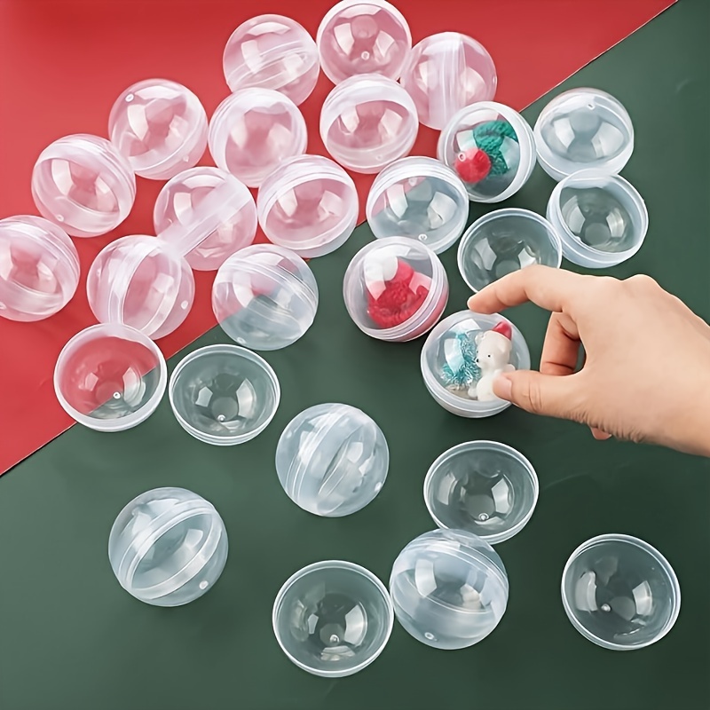 100 Stück durchsichtige runde  – Prize Capsule Toy Machine Bewertung und Preis