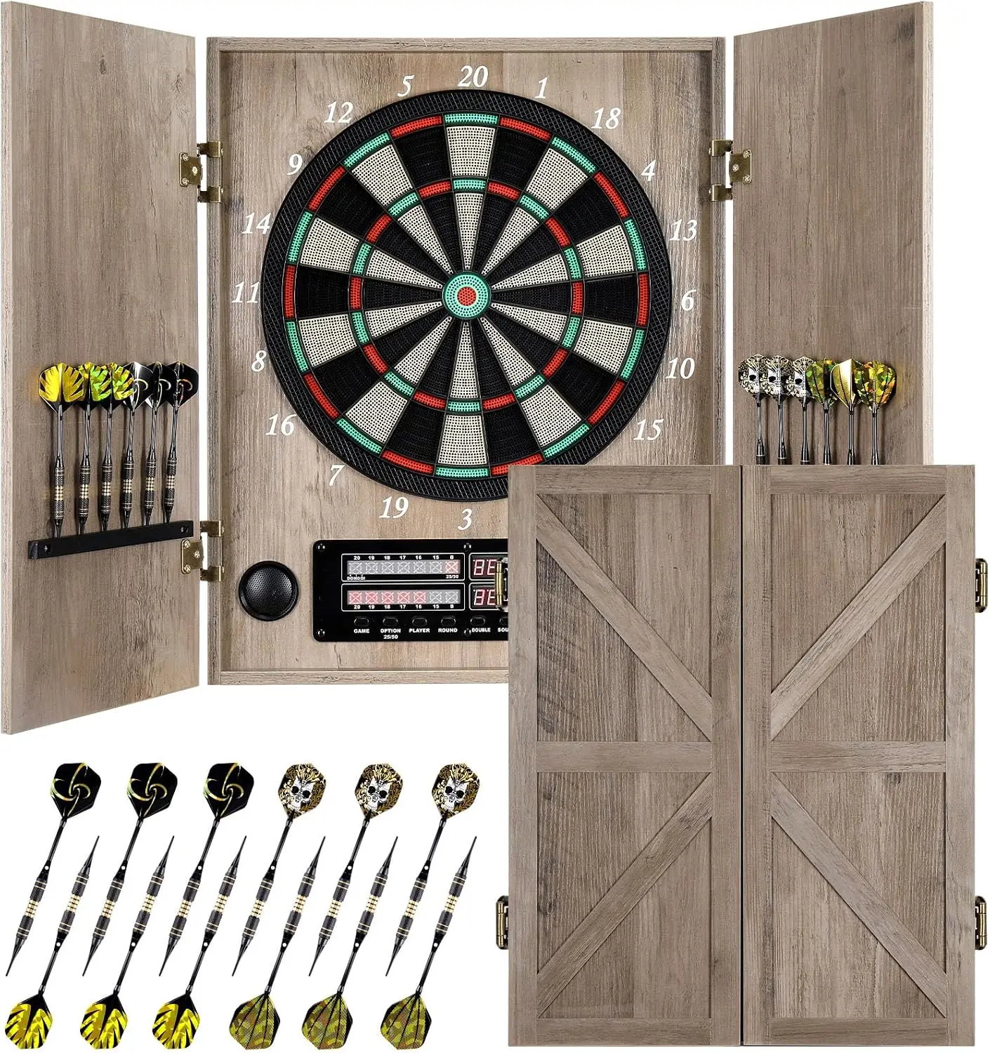 Elektronische Dartscheibe, Dek – Electronic Dartboard Cabinet Bewertung und Preis